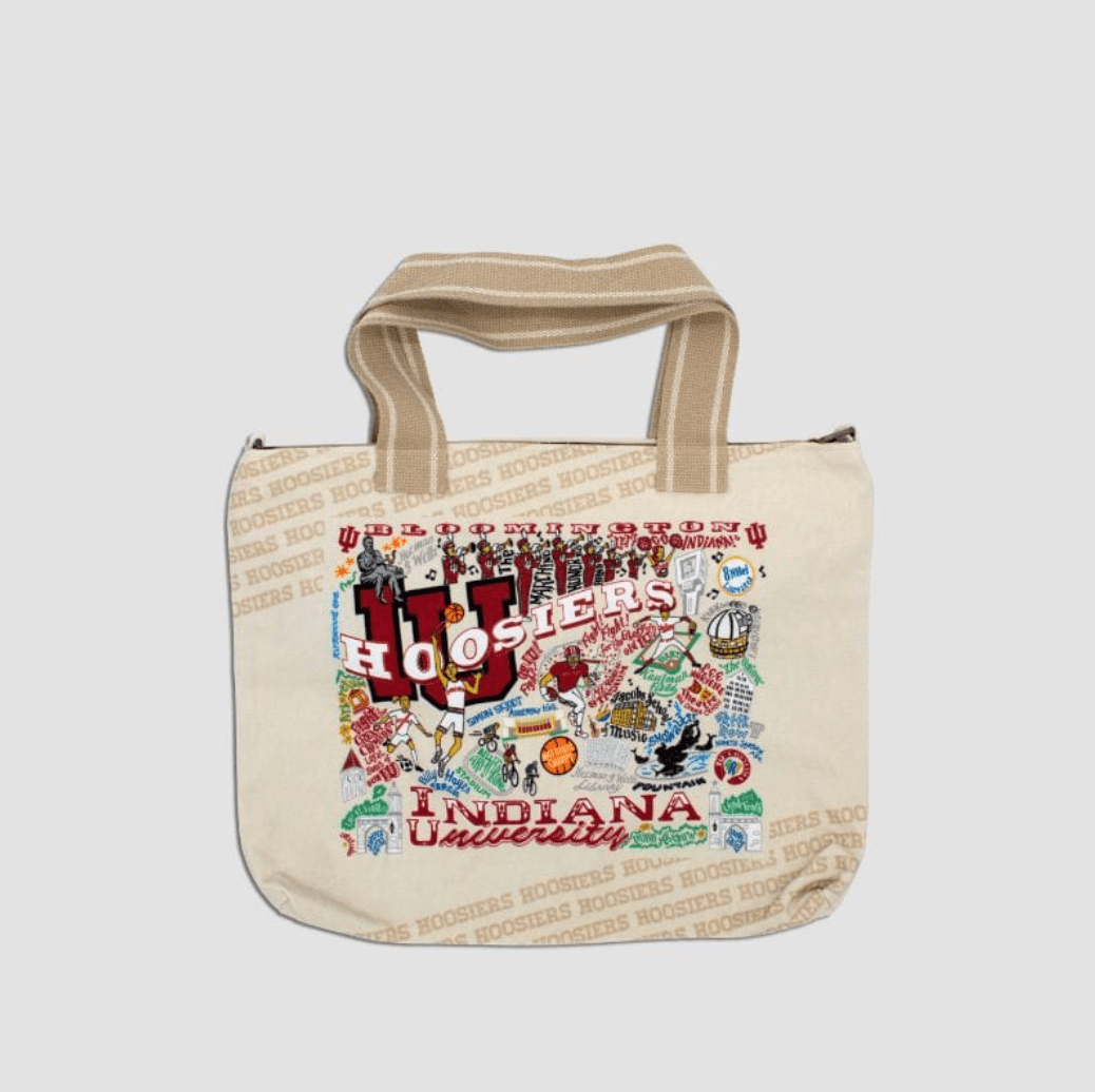 Indiana University Collegiate Tote Bag - Veranda Cafe & Mercantile