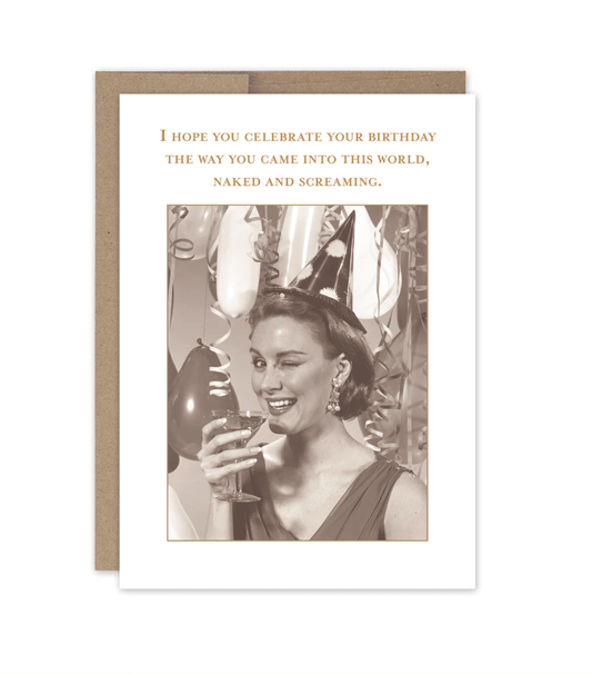 Into This World Birthday Card SM709 - Veranda Cafe & Mercantile