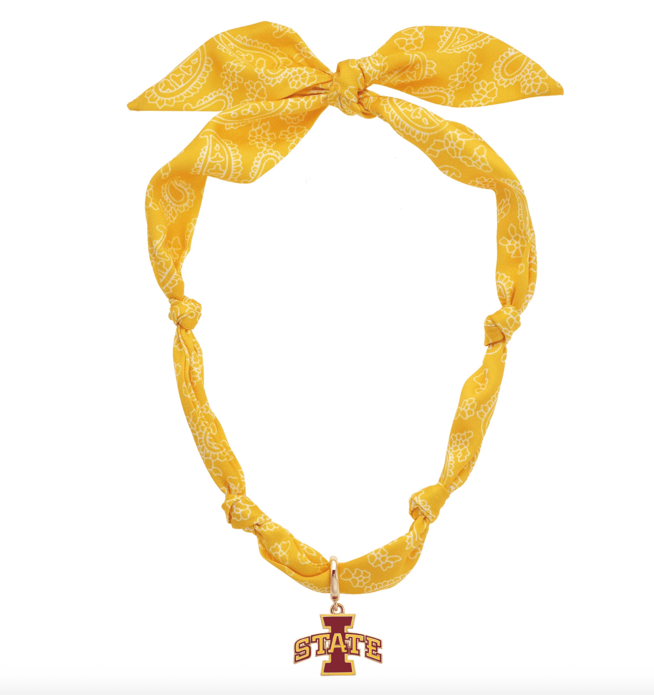 Iowa State Cyclones Logo Bandana Scarf Necklace - Veranda Cafe & Mercantile