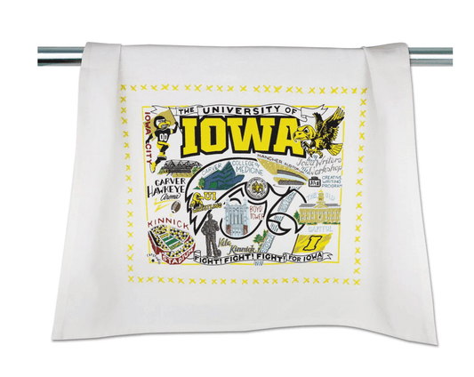 Iowa, University of Dish Towel - Veranda Cafe & Mercantile