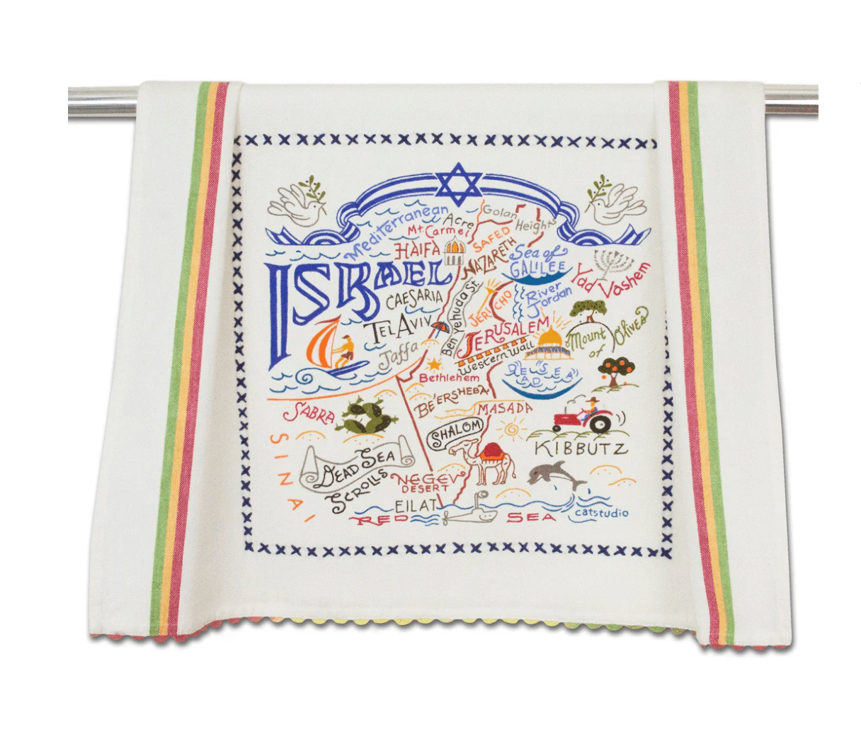 Israel Dish Towel - Veranda Cafe & Mercantile