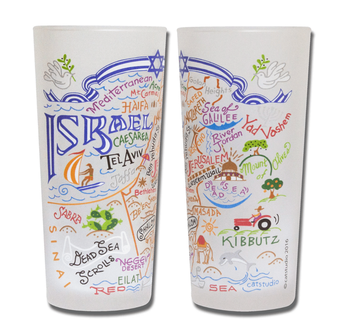 Israel Drinking Glass Set - Veranda Cafe & Mercantile