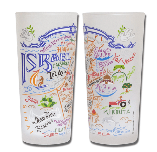 Israel Drinking Glass Set - Veranda Cafe & Mercantile