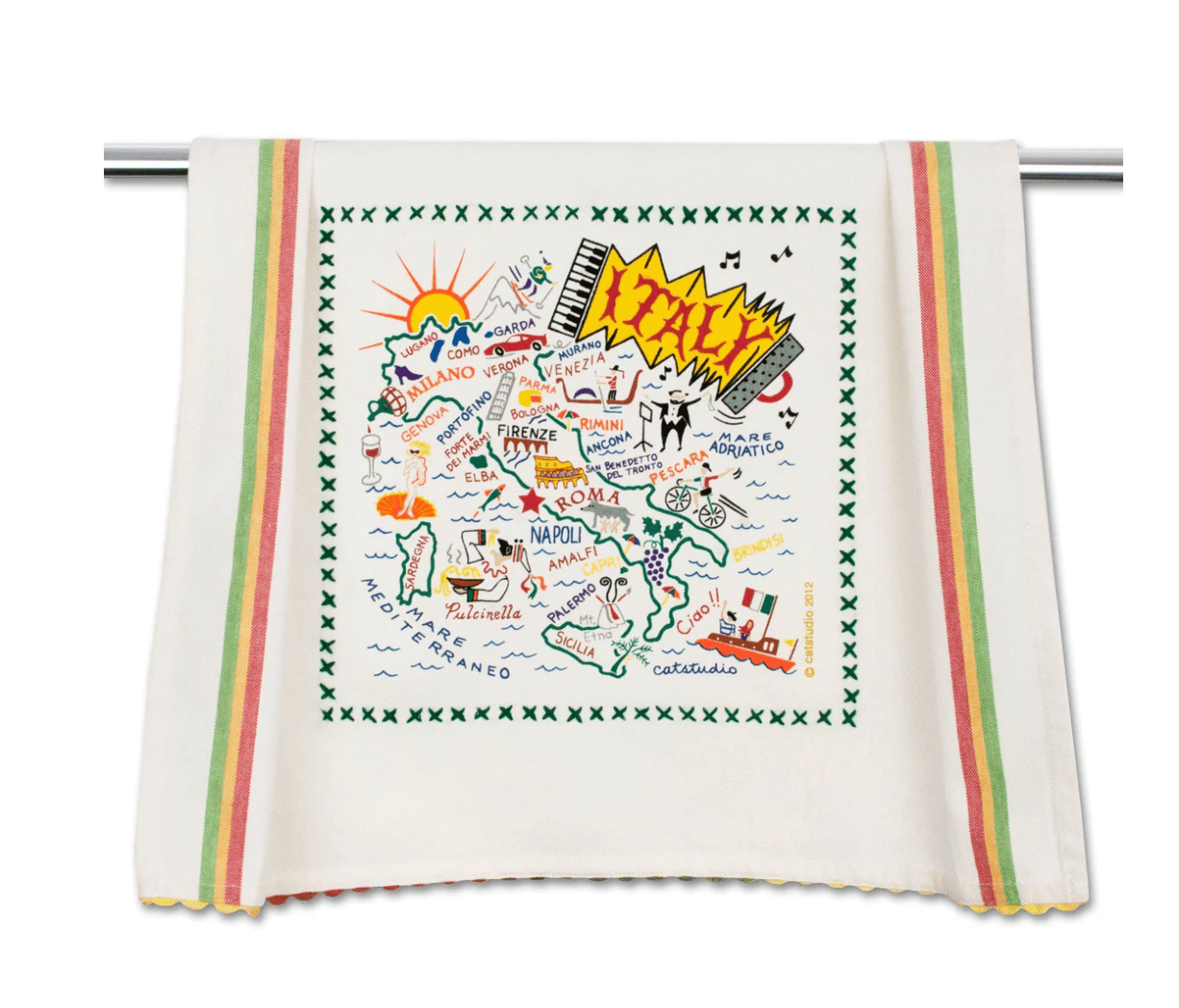 Italy Dish Towel - Veranda Cafe & Mercantile