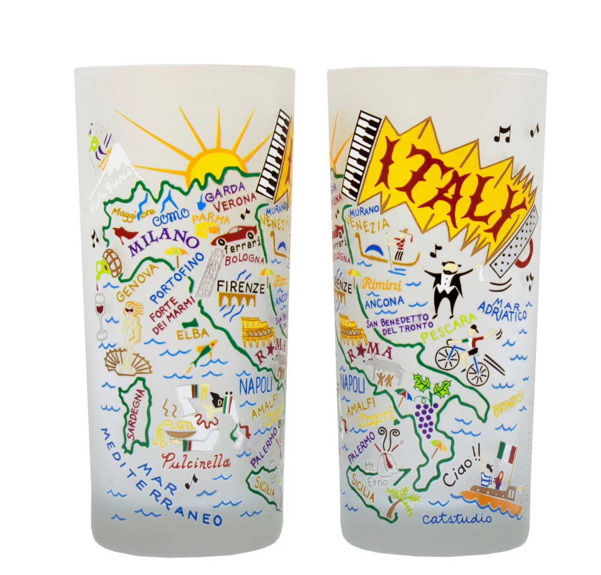 Italy Drinking Glass Set - Veranda Cafe & Mercantile