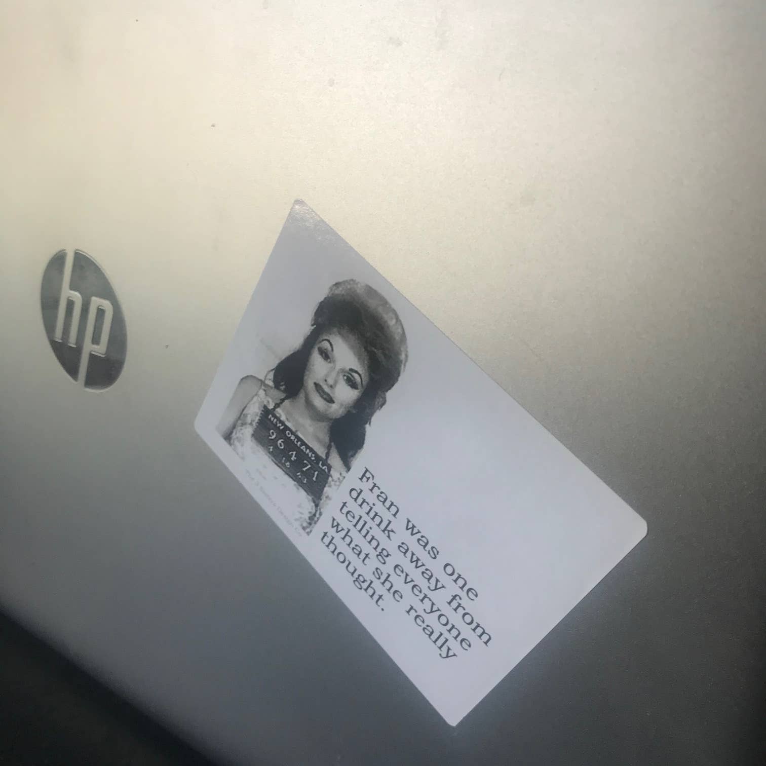 It's not her mouth - Sticker - Veranda Cafe & Mercantile