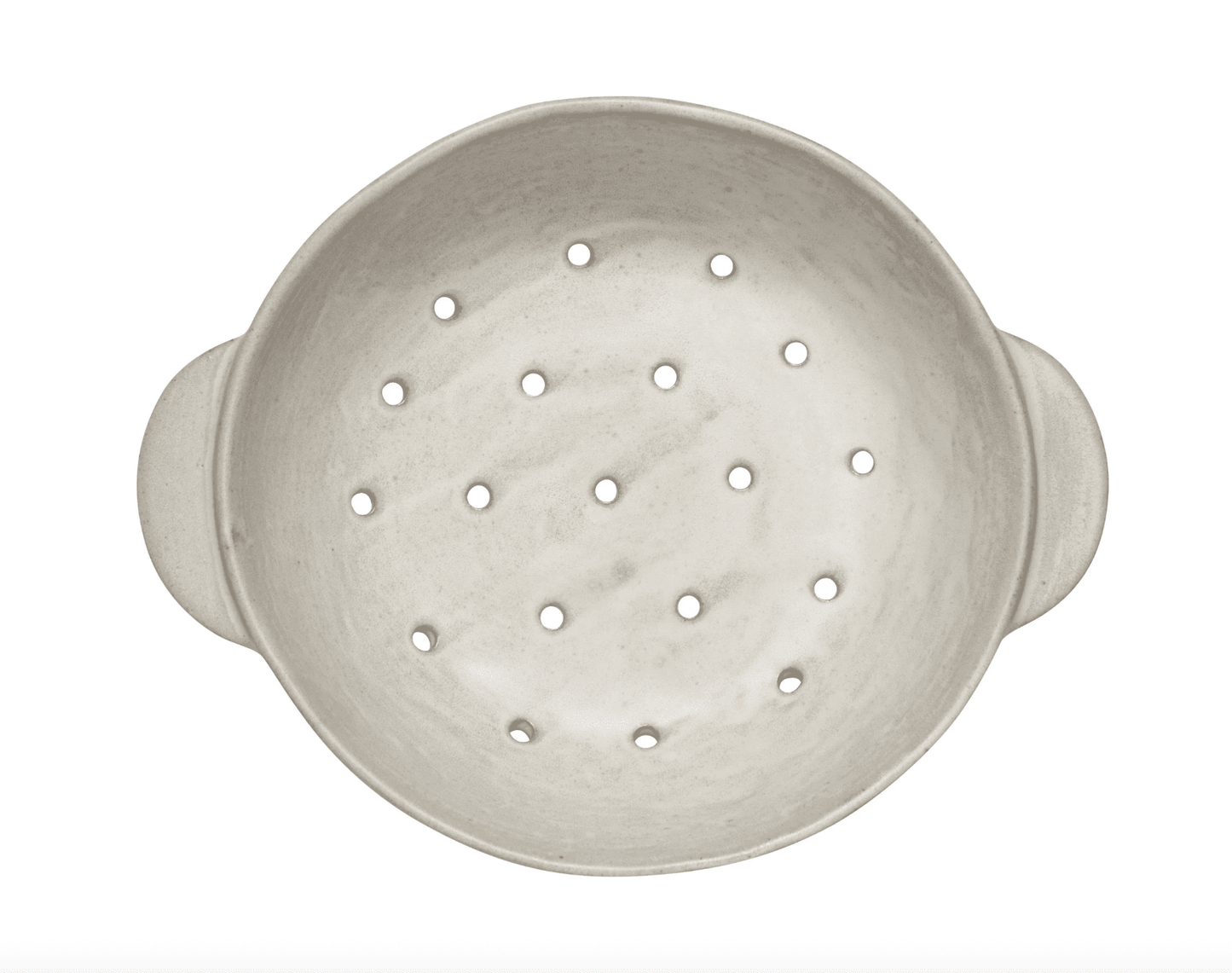 Ivory Stoneware Fruit Bowl 9 inch - Veranda Cafe & Mercantile