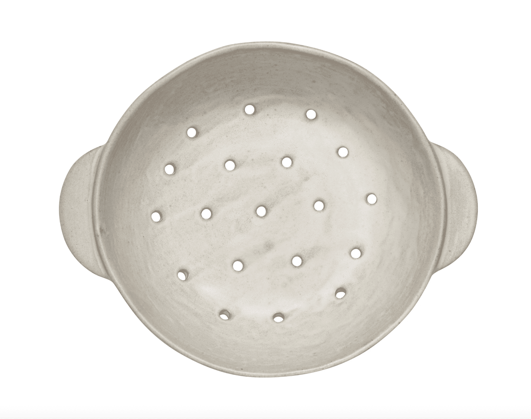 Ivory Stoneware Fruit Bowl 9 inch - Veranda Cafe & Mercantile