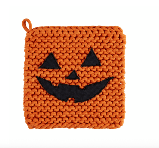 Jack - O - Lantern Pot Holder - Veranda Cafe & Mercantile