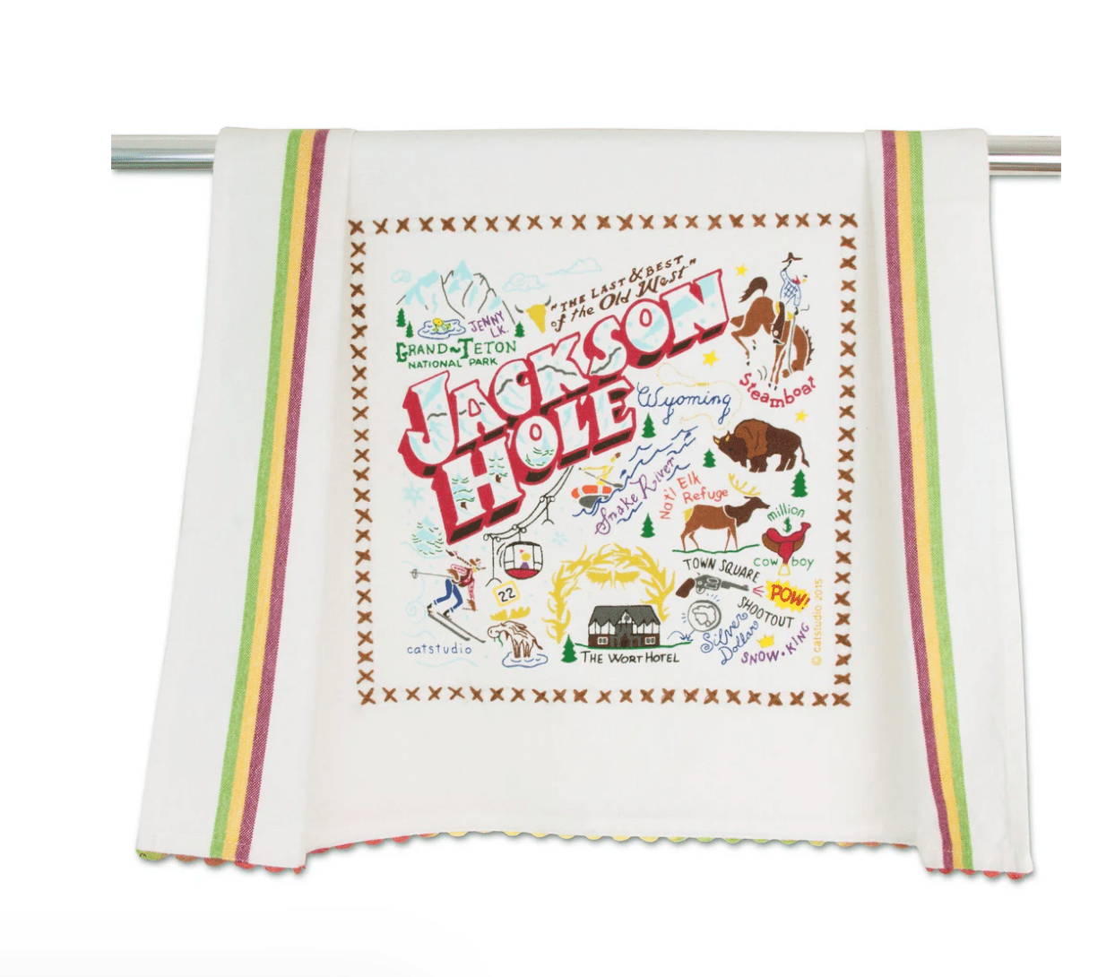 Jackson Hole Dish Towel - Veranda Cafe & Mercantile
