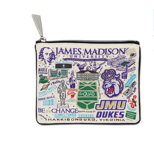 James Madison University Zip Pouch - Veranda Cafe & Mercantile
