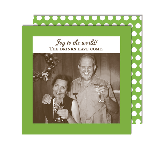 Joy To The World Beverage Napkin - Veranda Cafe & Mercantile