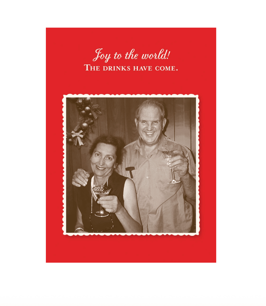 Joy To The World Holiday Card - Veranda Cafe & Mercantile