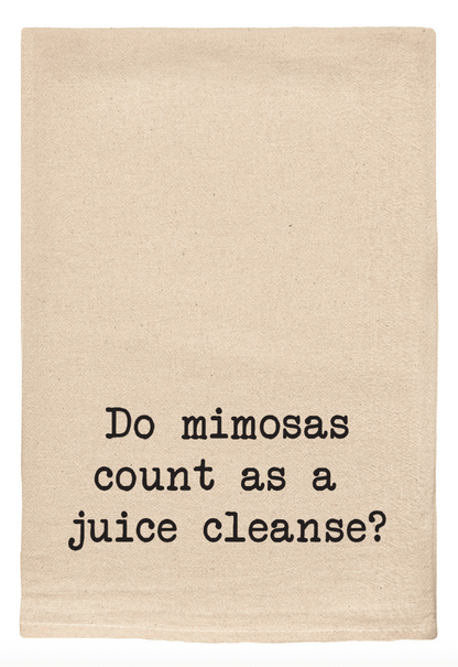 Juice Cleanse Dish Towel - Veranda Cafe & Mercantile