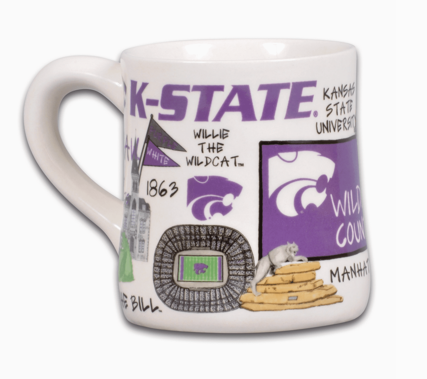 Kansas State University Icon Mug - Veranda Cafe & Mercantile