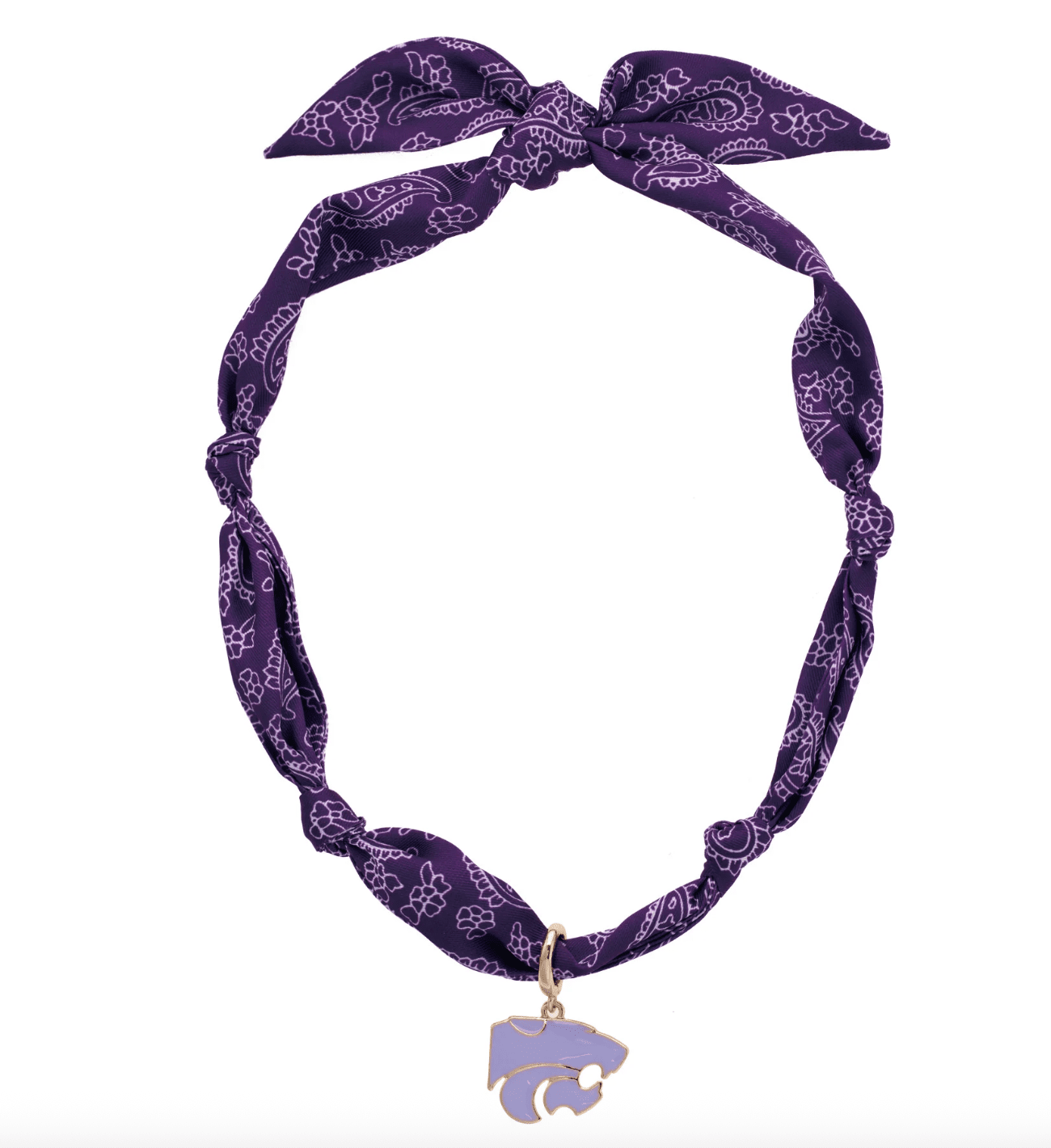 Kansas State Wildcats Logo Bandana Scarf Necklace - Veranda Cafe & Mercantile