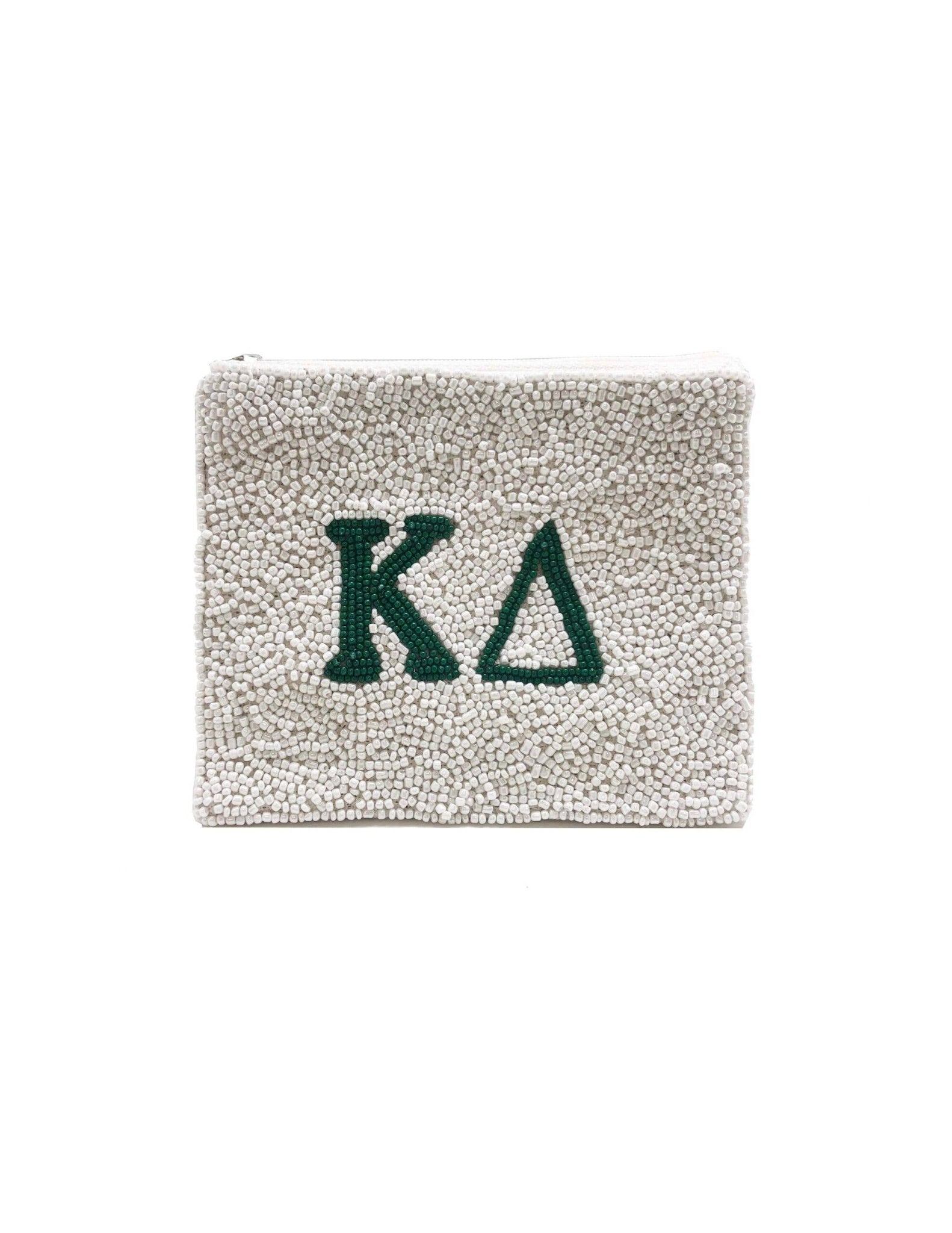 Kappa Delta Beaded Pouch - Veranda Cafe & Mercantile