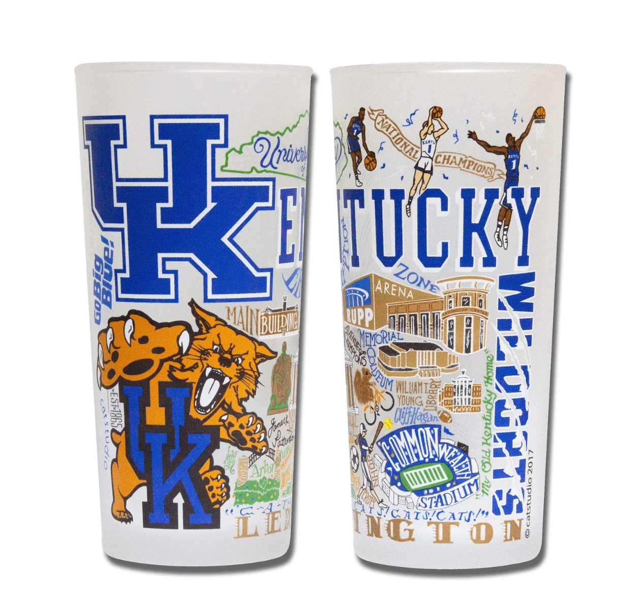Kentucky, University of Drinking Glass Set - Veranda Cafe & Mercantile