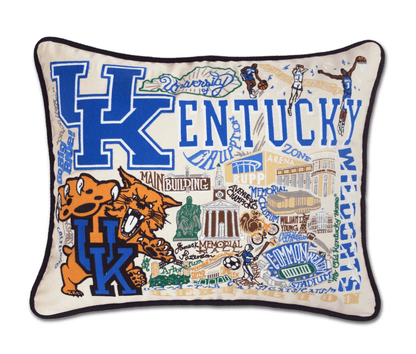Kentucky, University of Embroidered Pillow - Veranda Cafe & Mercantile