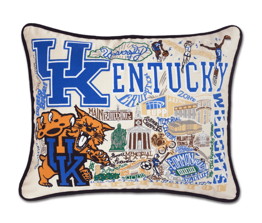 Kentucky, University of Embroidered Pillow - Veranda Cafe & Mercantile