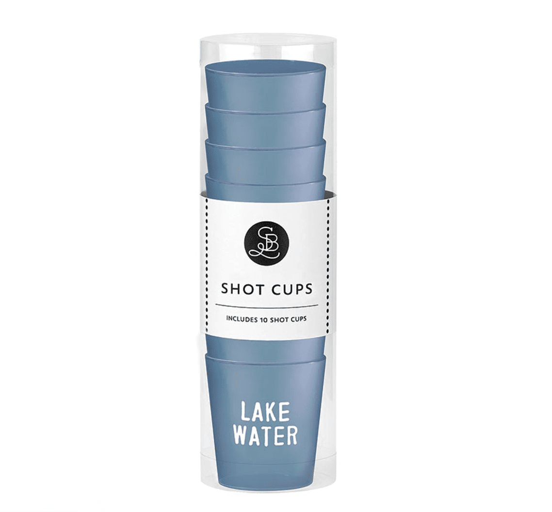 Lake Water Shot Cups - Set of 10 - Veranda Cafe & Mercantile