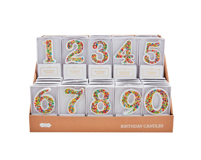 Large Birthday Candle Numbers - Veranda Cafe & Mercantile