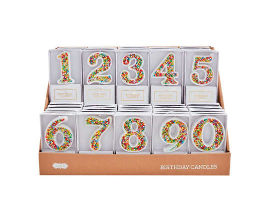 Large Birthday Candle Numbers - Veranda Cafe & Mercantile