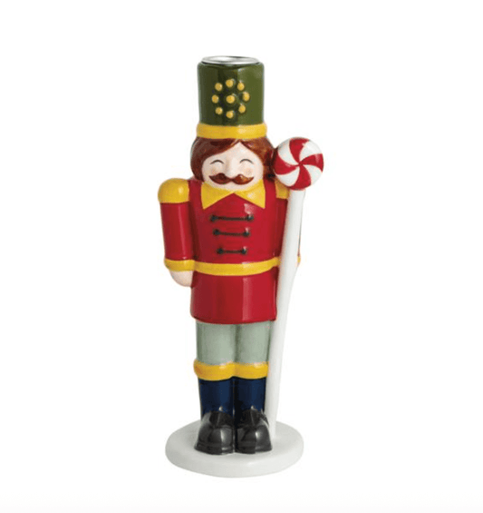 Large Nutcracker Taper Holder - Veranda Cafe & Mercantile