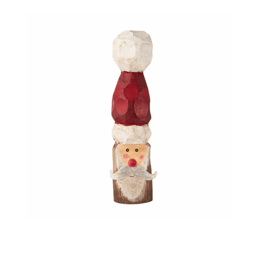 Large Santa Block Sitter - Veranda Cafe & Mercantile