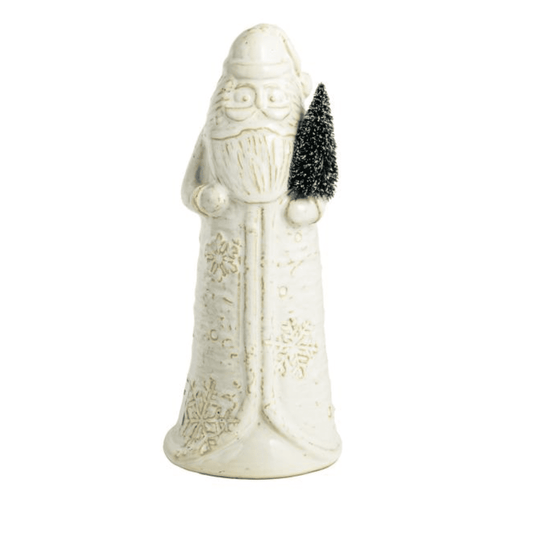 Large White Christmas Santa Sitter - Veranda Cafe & Mercantile