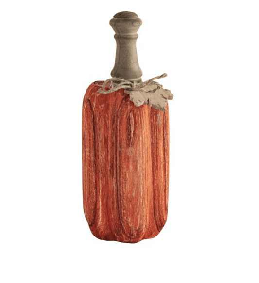 Large Wood Baluster Pumpkin - Veranda Cafe & Mercantile