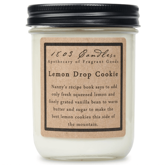 Lemon Drop Cookie Soy Candle - Veranda Cafe & Mercantile