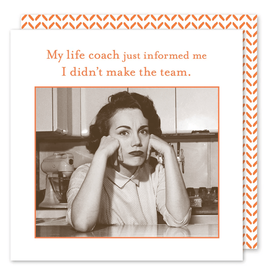 Life Coach Beverage Napkin - Veranda Cafe & Mercantile