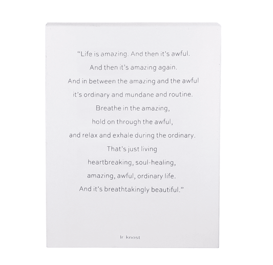 Life Is Amazing Word Board - Veranda Cafe & Mercantile