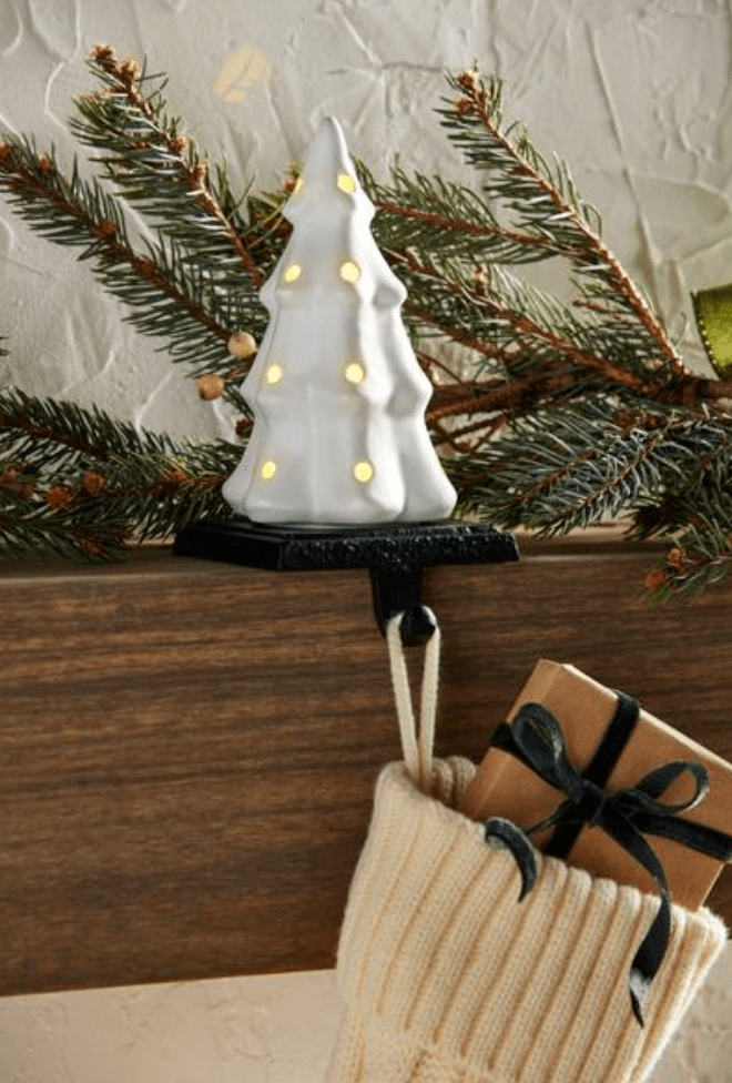 Light - Up Tree Stocking Holder - Veranda Cafe & Mercantile