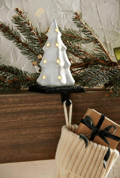 Light - Up Tree Stocking Holder - Veranda Cafe & Mercantile