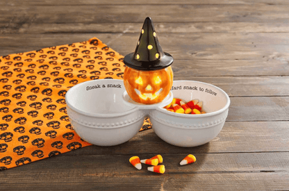 Light - up Witch Jack - O - Lantern Sitter - Veranda Cafe & Mercantile