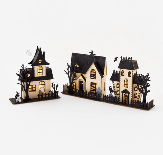 Lighted Haunted House - Veranda Cafe & Mercantile