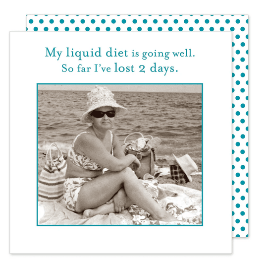 Liquid Diet Beverage Napkins - Veranda Cafe & Mercantile