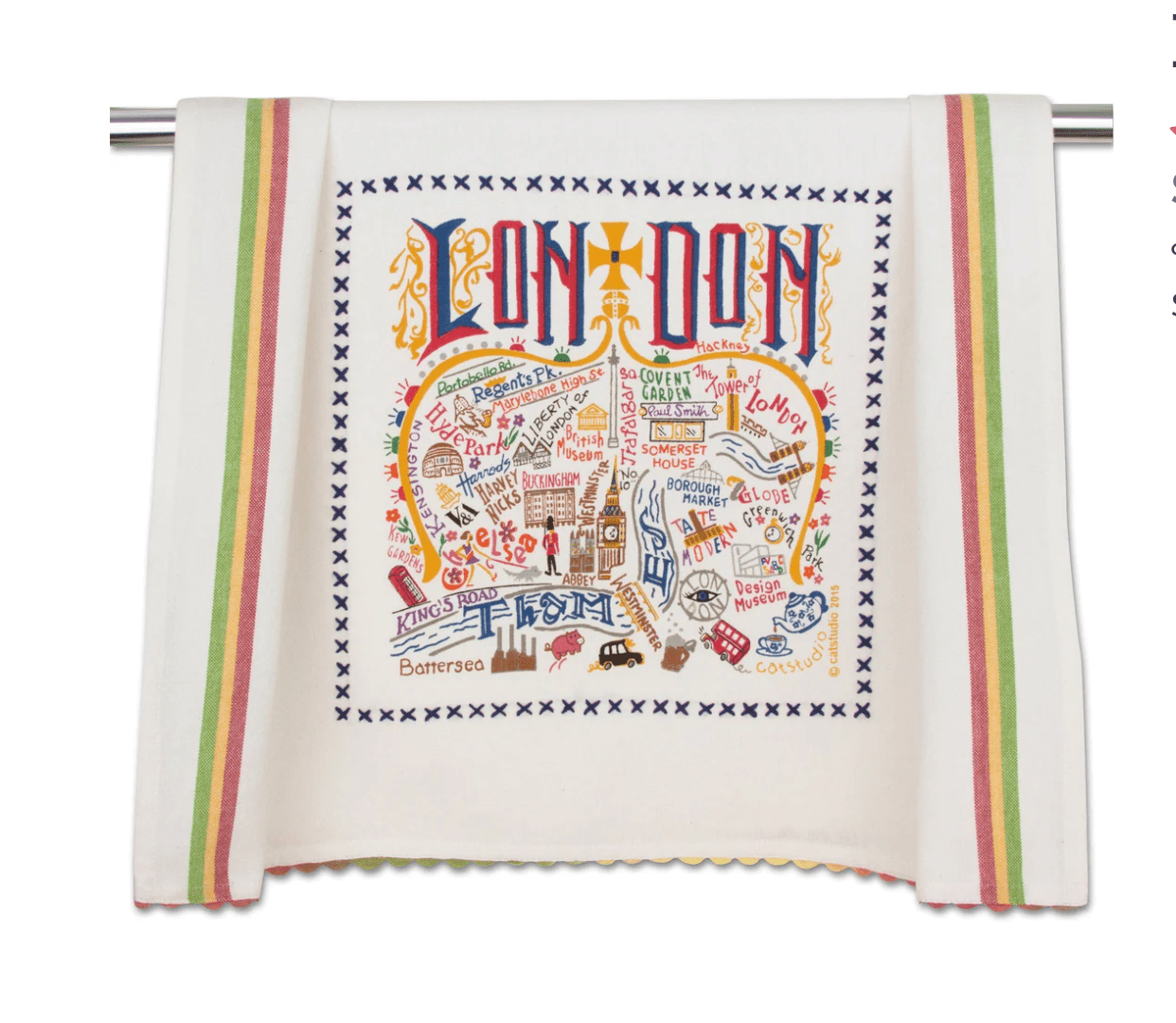 London Dish Towel - Veranda Cafe & Mercantile
