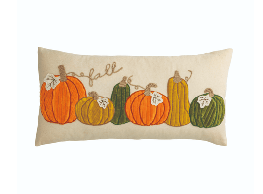 Long Corduroy Pumpkin Pillow - Veranda Cafe & Mercantile