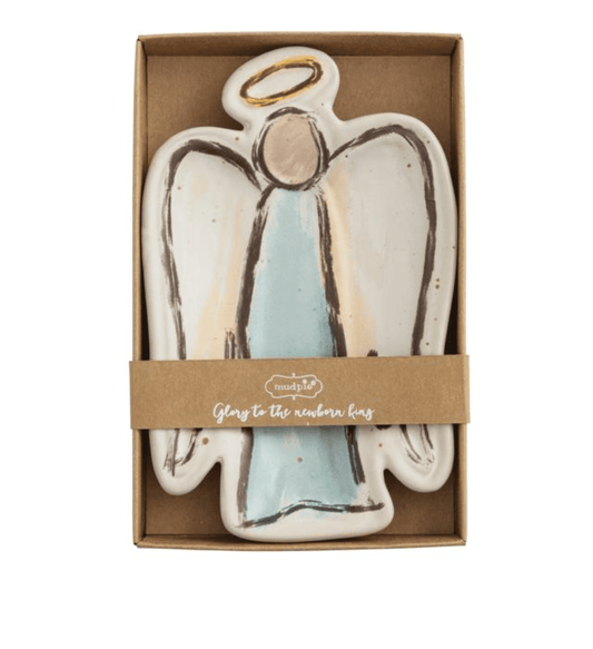 Long Wing Angel Tidbit Dish - Veranda Cafe & Mercantile