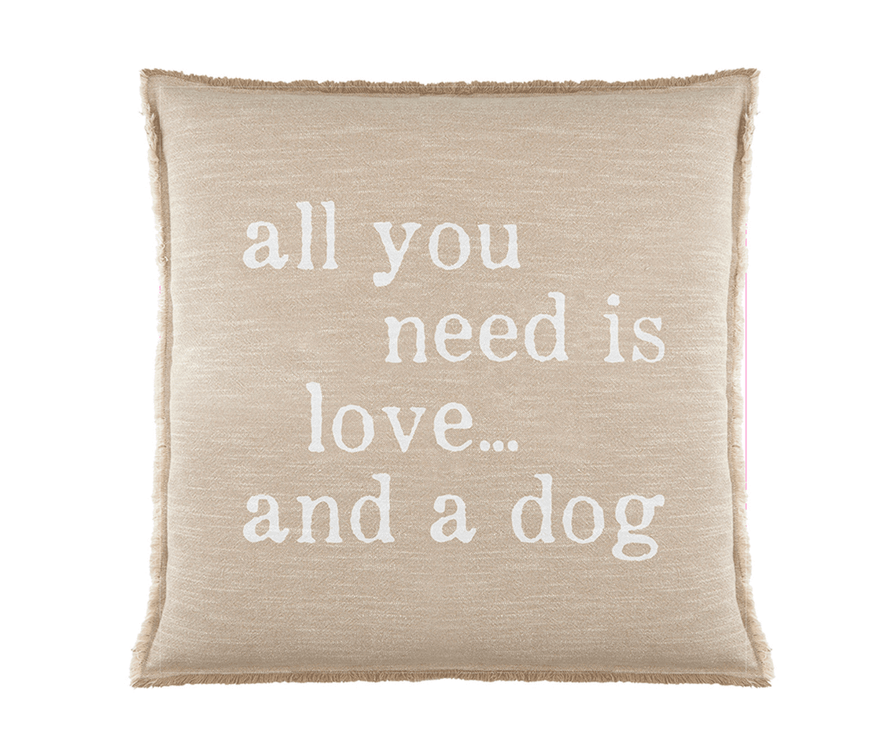 Love and A Dog Euro Pillow - Veranda Cafe & Mercantile