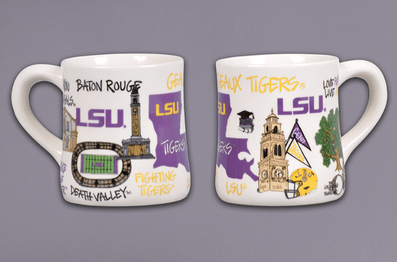 LSU Icon Mug - Veranda Cafe & Mercantile