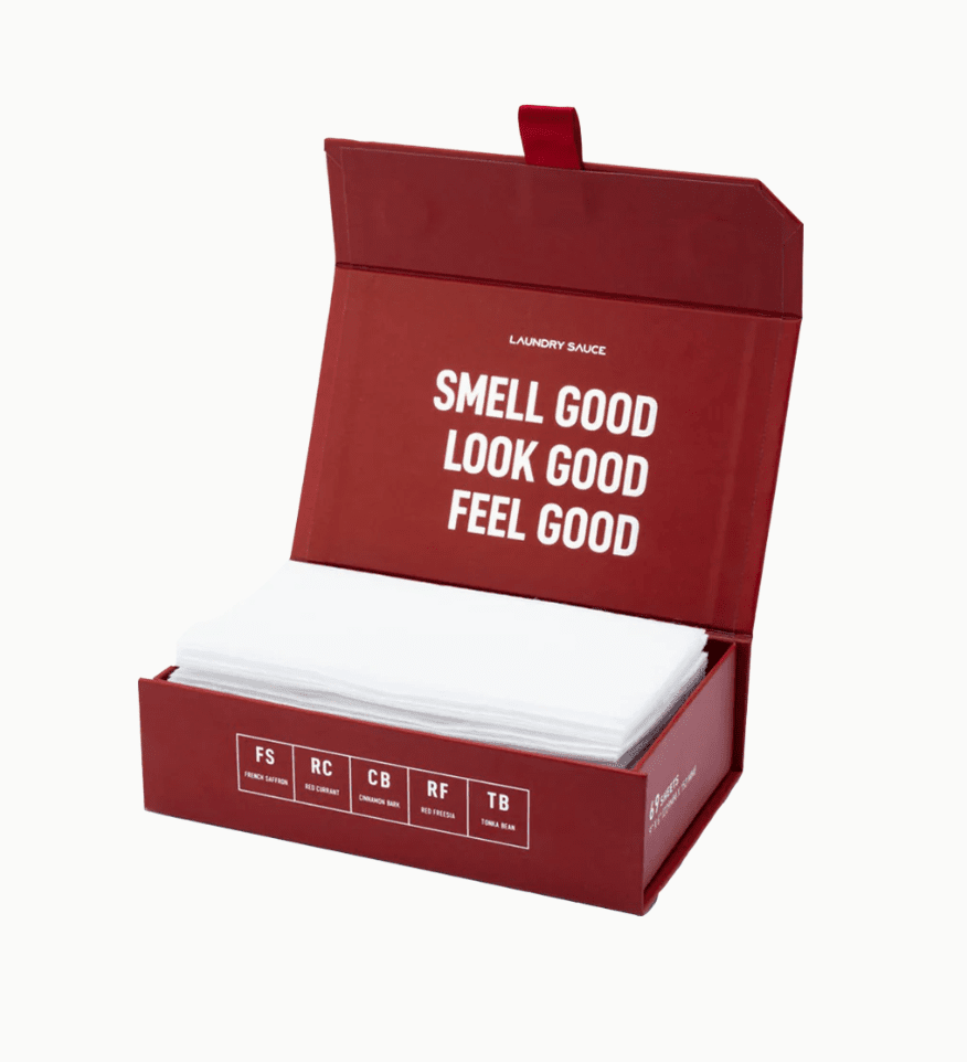 Luxury Scented Dryer Sheets - French Saffron - Veranda Cafe & Mercantile