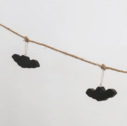 Mango Wood and Jute Rope Bats Garland - 72" - Veranda Cafe & Mercantile