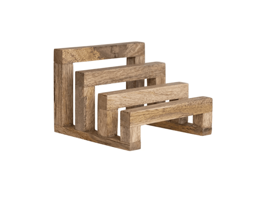 Mango Wood Stand - Veranda Cafe & Mercantile