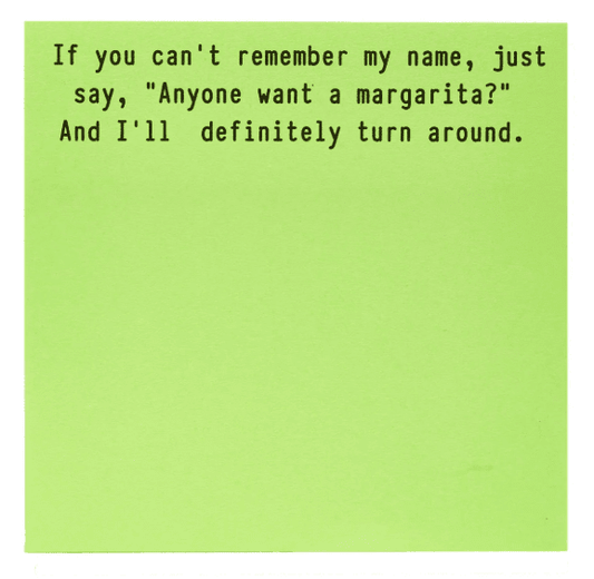 Margarita Sticky Notes - Veranda Cafe & Mercantile