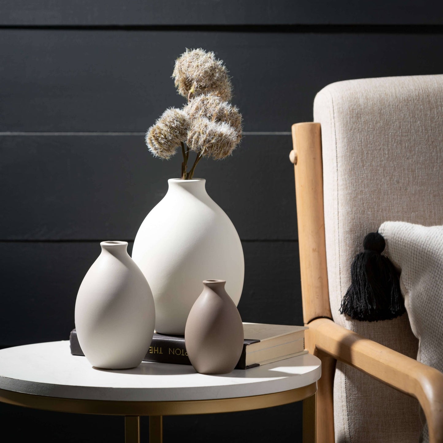 Matte Teardrop Vase - Veranda Cafe & Mercantile