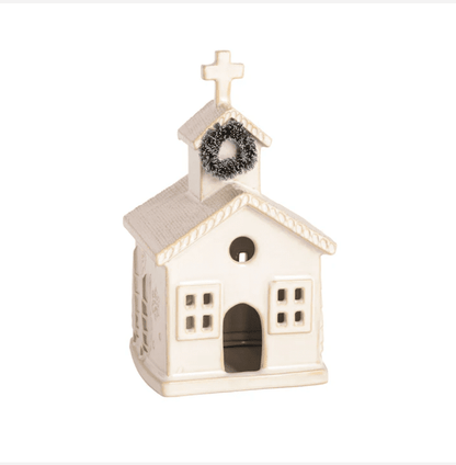 Medium Ceramic Church Sitter - Veranda Cafe & Mercantile